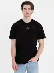 Черный футболка Chrome Hearts