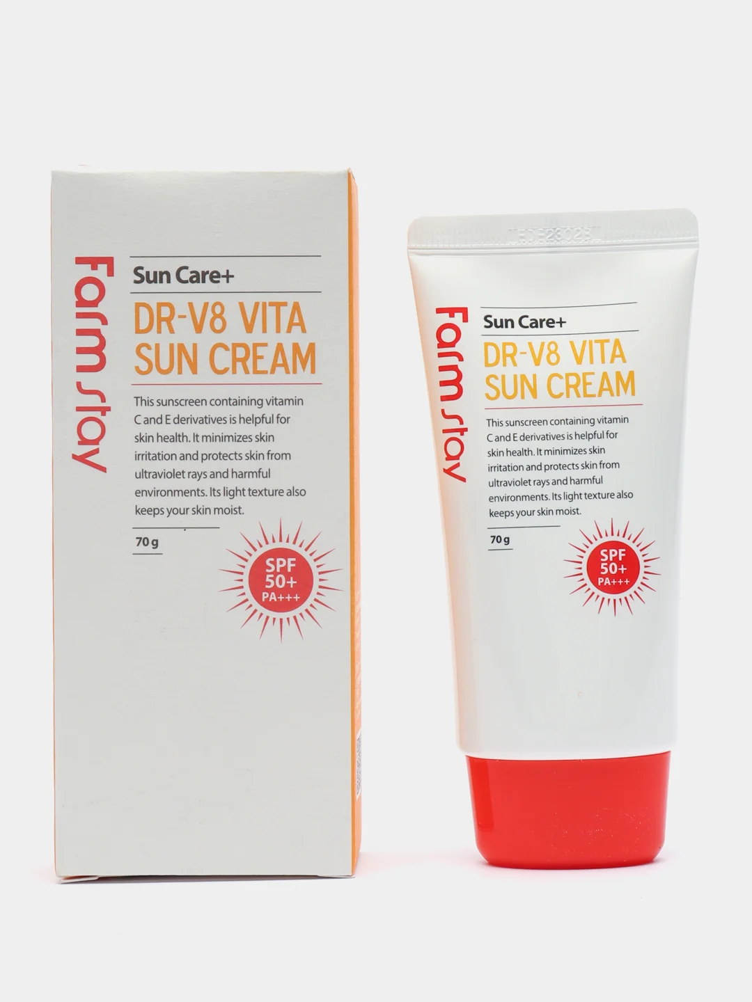 Солнцезащитный крем для лица витаминный ,Farm Stay Dr-8 Vita Sun Cream SPf 50+Южная Корея