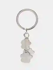 Черный брелок кошачья лапка на сумку/ украшение на рюкзак, портфель/ брелок на ключи