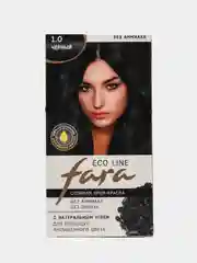 Крем-краска для волос Fara Eco line, черный 1.0