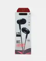 Черный наушники проводные