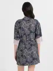 Зеленый сорочка и халат, комплект женский, Lilians