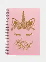 Набор ежедневник А5 + маска для сна Shine bright