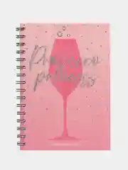 Набор ежедневник А5, маска для сна Prosecco princess