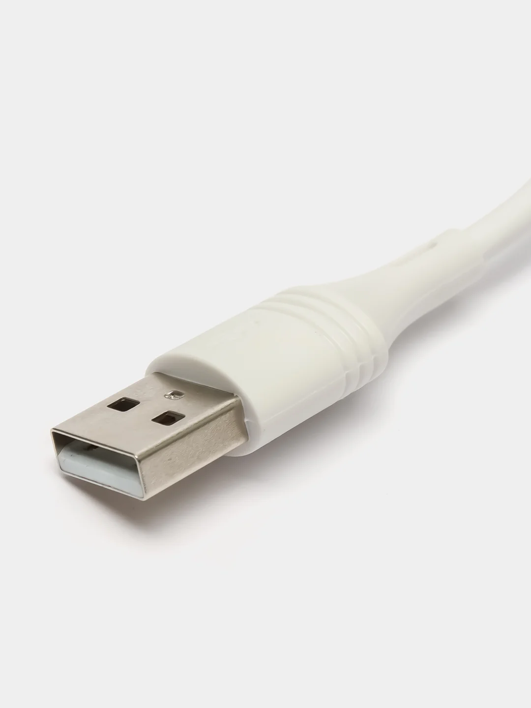 Белый кабель зарядный 1м, Micro-USB / Type-C / Lightning