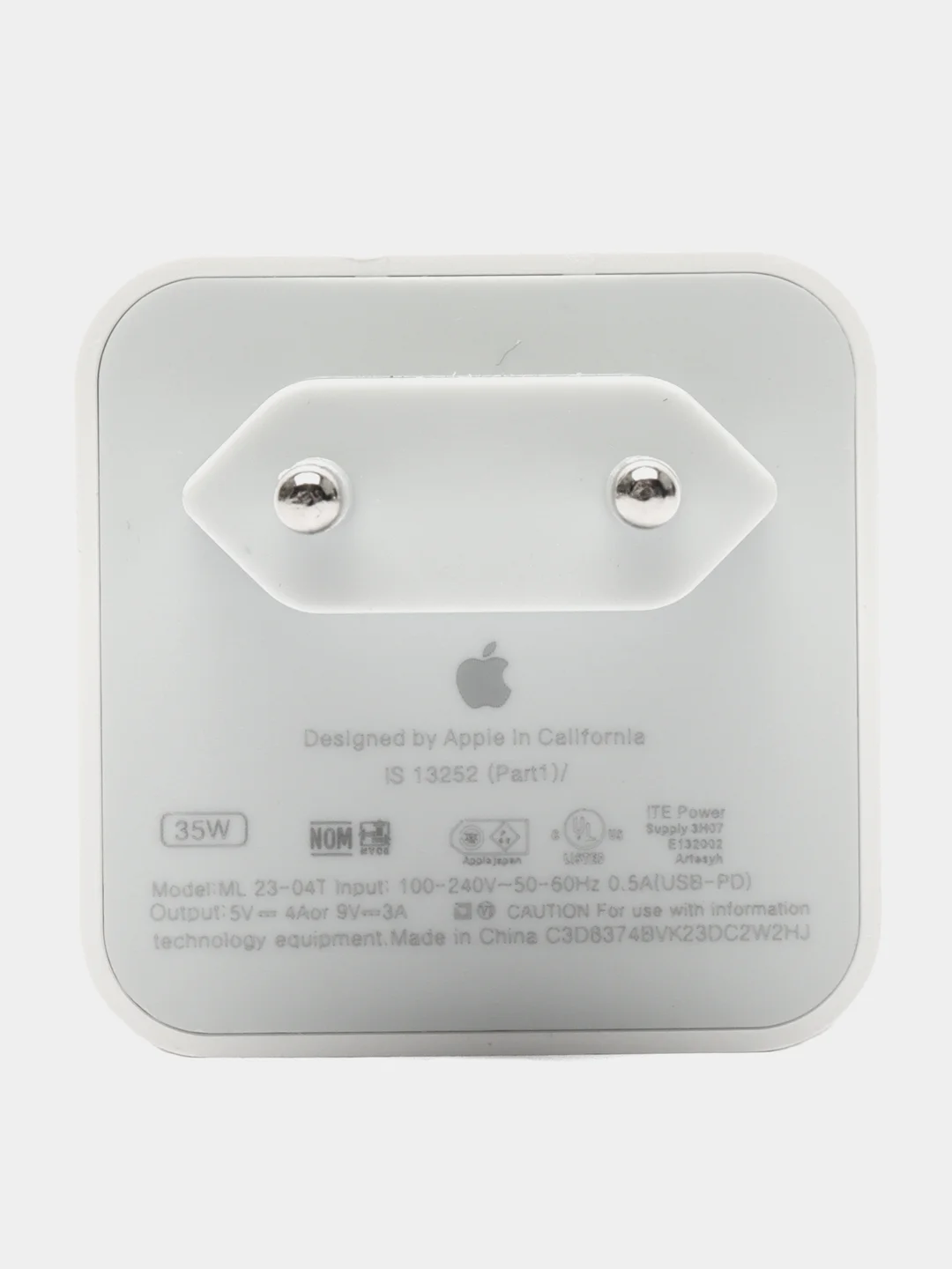 Зарядное устройство для iPhone (Айфон), блок питания с быстрой зарядкой, 35 w