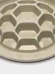 Бежевый меланж миска для собак интерактивная GEORPLAST  HONEY-SLOW FOOD