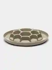 Бежевый меланж миска для собак интерактивная GEORPLAST  HONEY-SLOW FOOD
