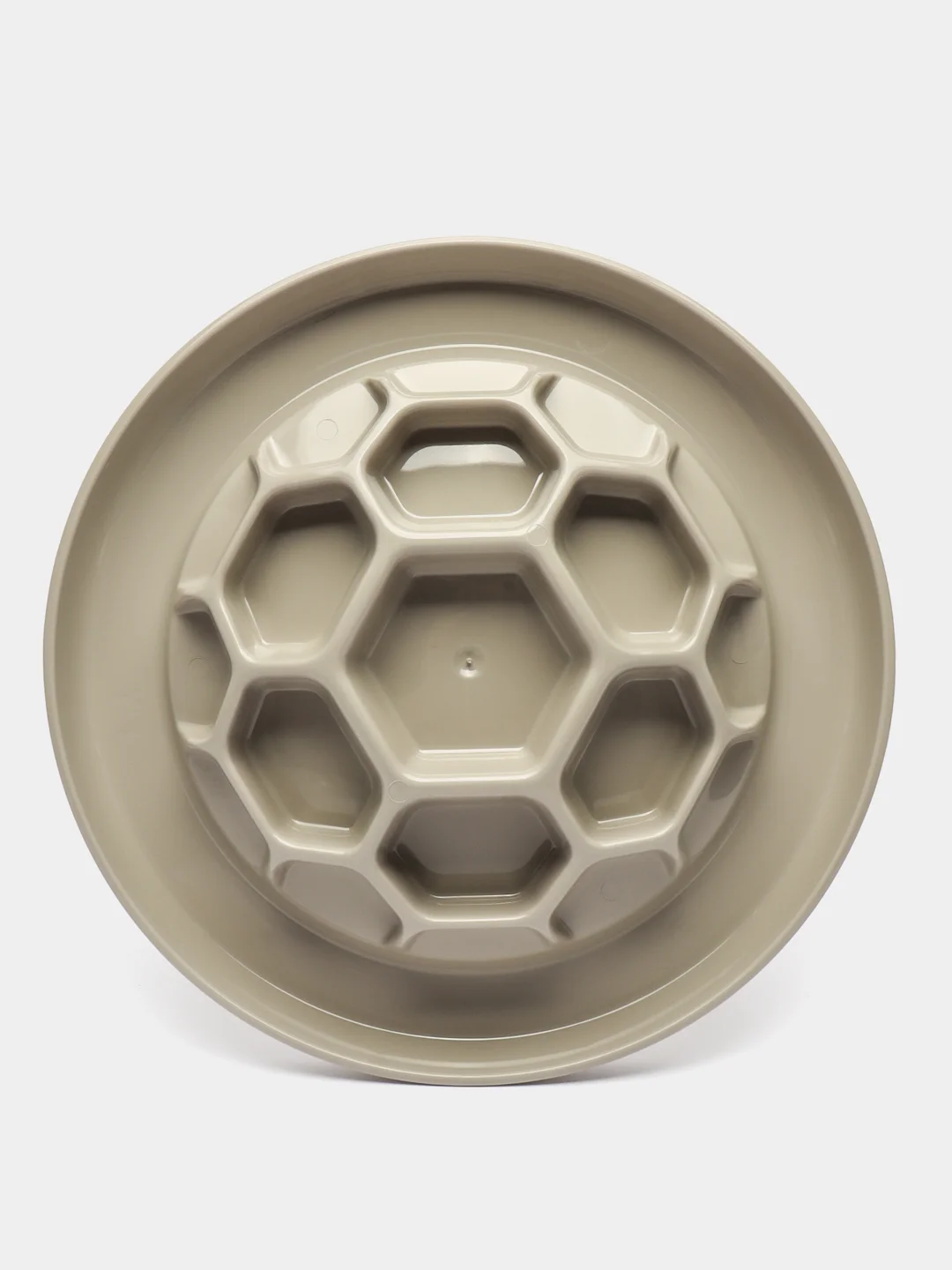 Бежевый меланж миска для собак интерактивная GEORPLAST HONEY-SLOW FOOD