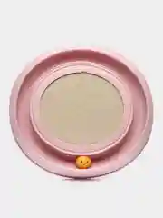 Розовый когтеточка-игрушка интерактивная для кошек HAPPYCAT с шариком