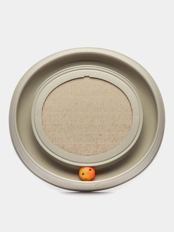 Когтеточка-игрушка интерактивная для кошек HAPPYCAT с шариком