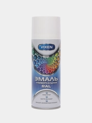 Эмаль аэрозоль, универсальная, алкидная, VIXEN, RAL 9016, ярко-белая, 520 мл
