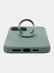 Зеленый чехол накладка с кольцом RING IPHONE 6/7/8/X/XR/XS/XSMAX/12/12MAX/11/11PRO/11PROMAX
