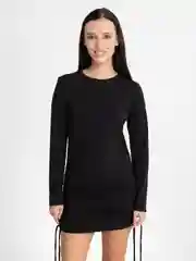 Черный платье женское, повседневное, весеннее,лапша