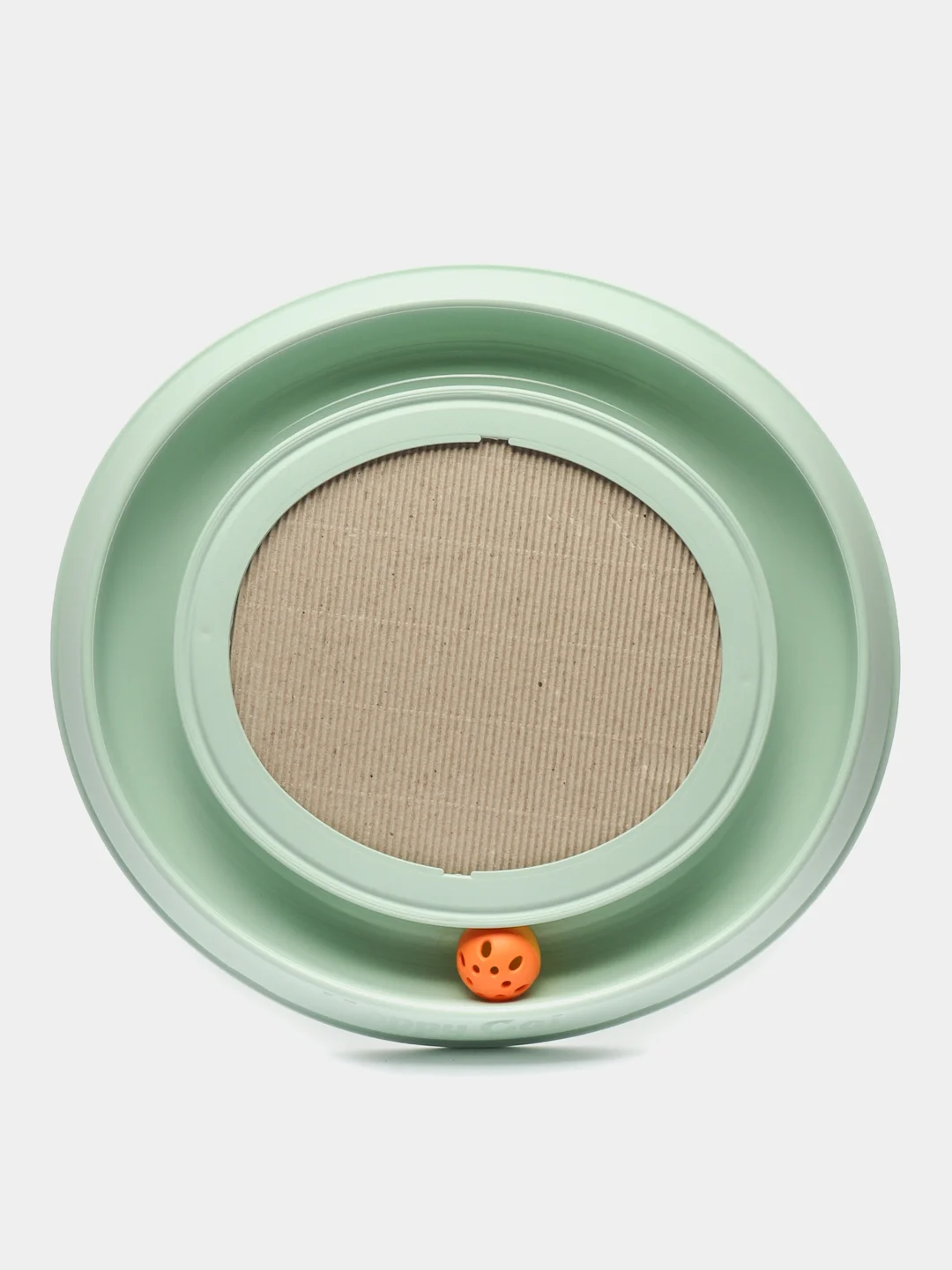 Мятный когтеточка-игрушка интерактивная для кошек HAPPYCAT с шариком
