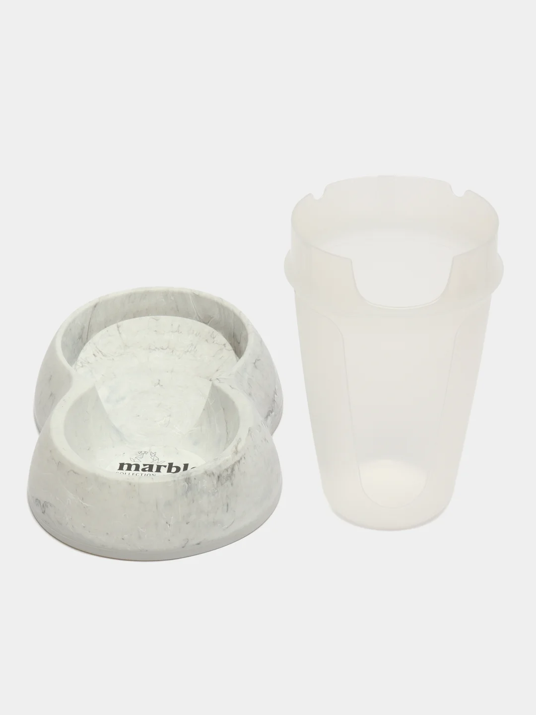 Автокормушка пластиковая LOOP FOOD MARBLE 1,5л