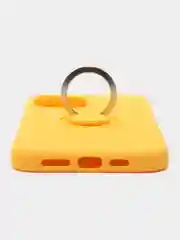 Желтый чехол накладка с кольцом RING IPHONE 6/7/8/X/XR/XS/XSMAX/12/12MAX/11/11PRO/11PROMAX