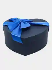Коробка подарочная сердце "Любовные чары", цвет синий,упаковка для подарка на Новый год