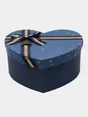Синий коробка подарочная в форме сердца,упаковка для подарка на Новый год