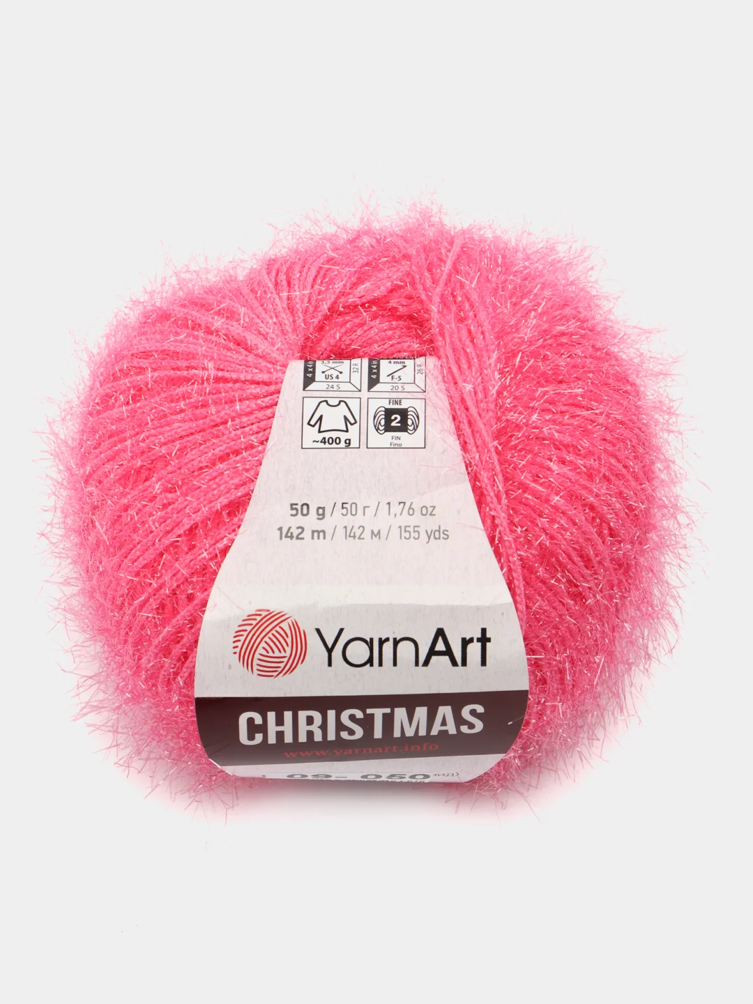 Конфетный пряжа YarnArt Christmas 100% Полиамид 50г 142м