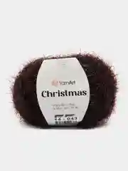 Коричневый пряжа YarnArt Christmas 100% Полиамид 50г 142м