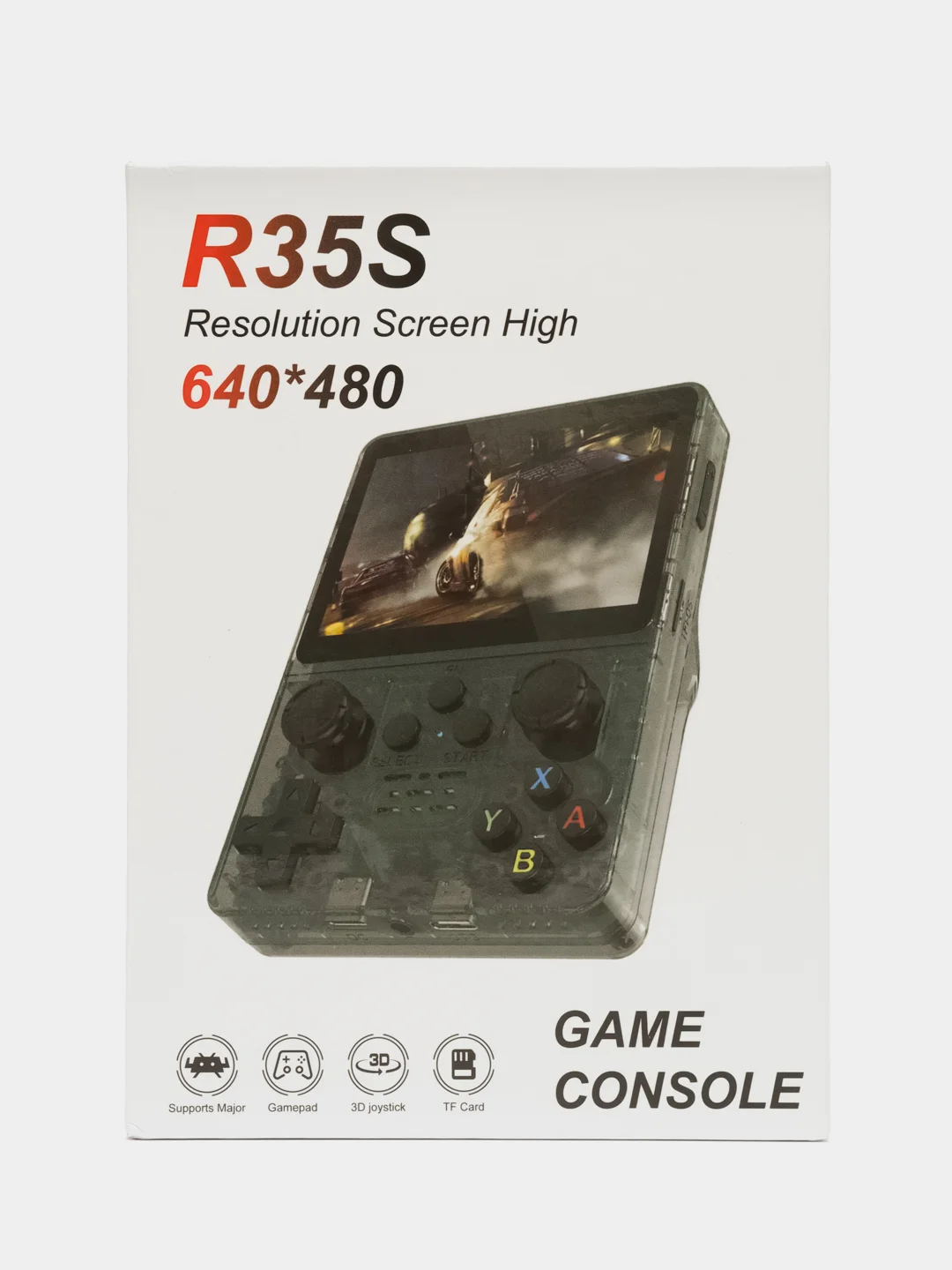 Оранжевый портативная игровая консоль R35S Retro Портативная игровая консоль