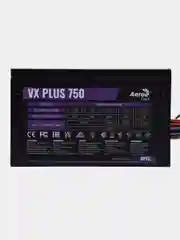 Блок питания Aerocool VX PLUS 750W, 750Вт, 120мм, черный