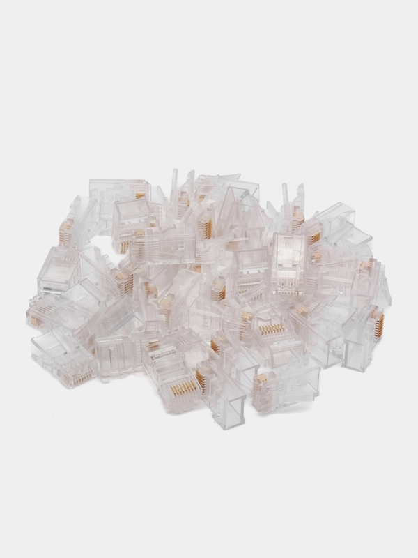 Коннектор Rj45 набор 100шт Ethernet 8P8C категория 5e