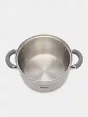 Кастрюля, 2.9 л, нержавеющая сталь, Wellfort, 4000087194