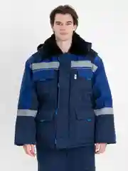 Костюм утеплённый "НОВА" куртка+п/к, цв. син./вас