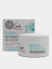 Азелаиновый дневной крем-флюид Azelaic Acid для лица Natura Siberica LAB Biome, 50 мл
