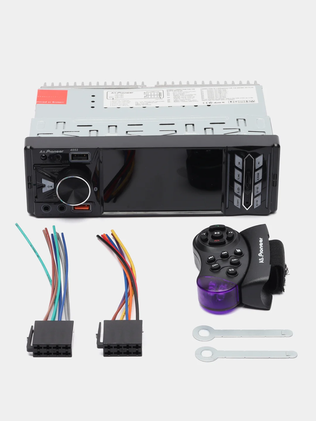 Магнитола c экран 4,1", USB, AUX , мультируль Pioneer Автомагнитола авто магнитофон