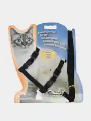 Синий шлейка для кошек с поводком