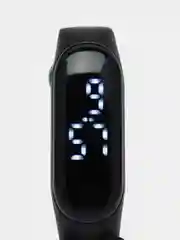 Черный часы детские электронные наручные на Новый год
