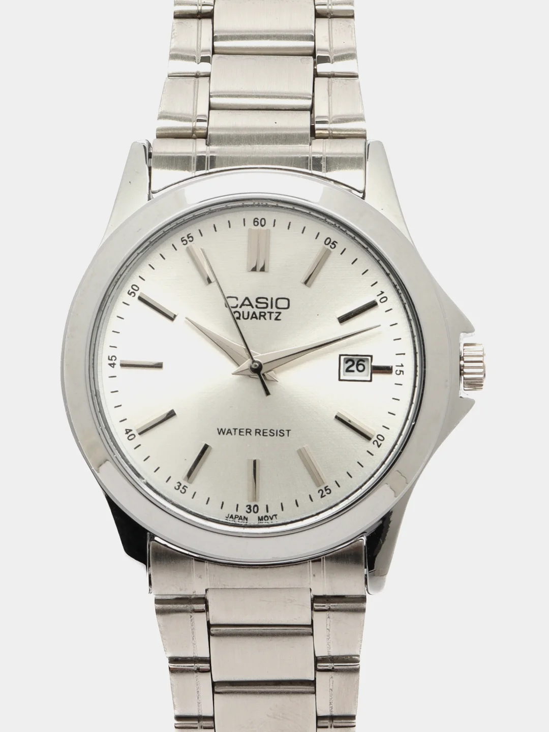 Серебряный часы CASIO мужские на браслете