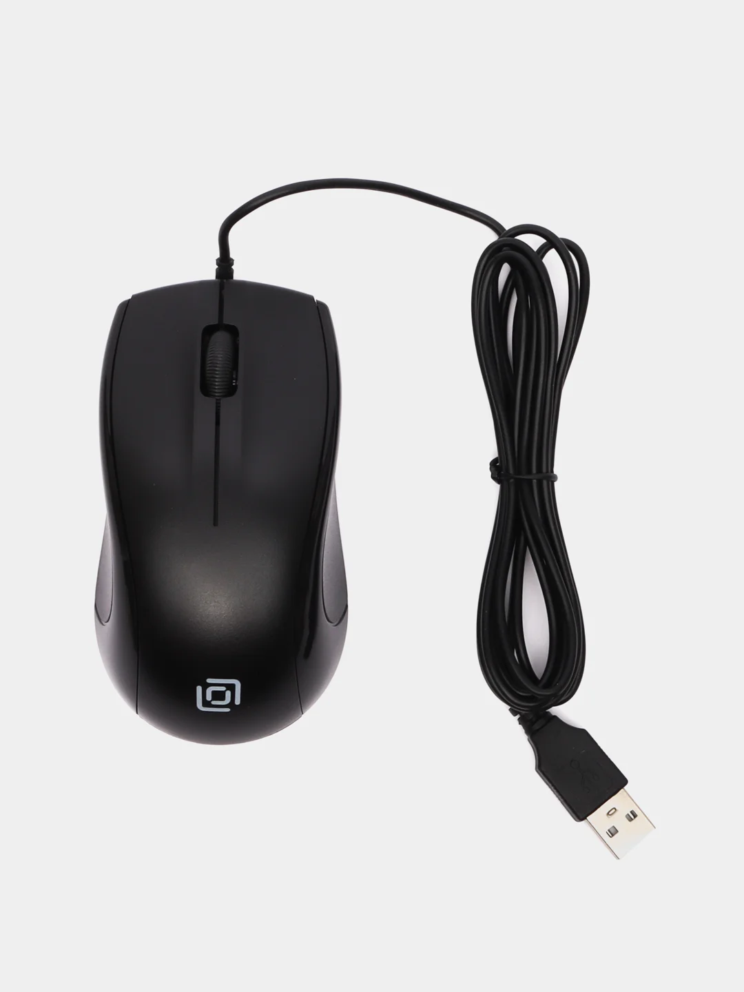 Мышь Oklick 185V2, оптическая, проводная, USB, черный