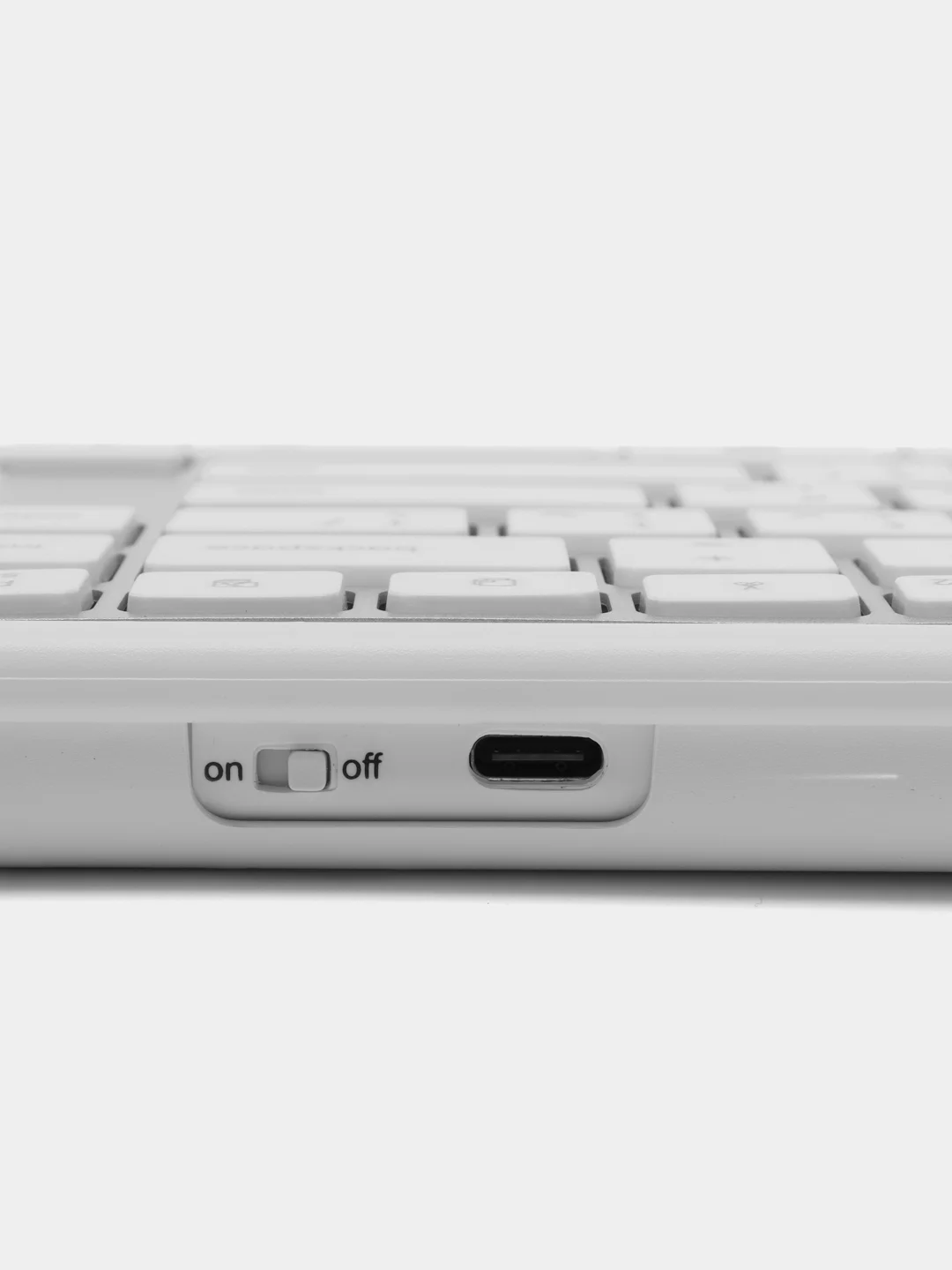 Клавиатура Acer OKR301, USB, Bluetooth/Радиоканал, белый + серебристый