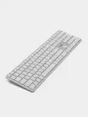 Клавиатура Acer OKR301, USB, Bluetooth/Радиоканал, белый + серебристый