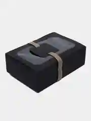 Черный коробка для печенья и десертов