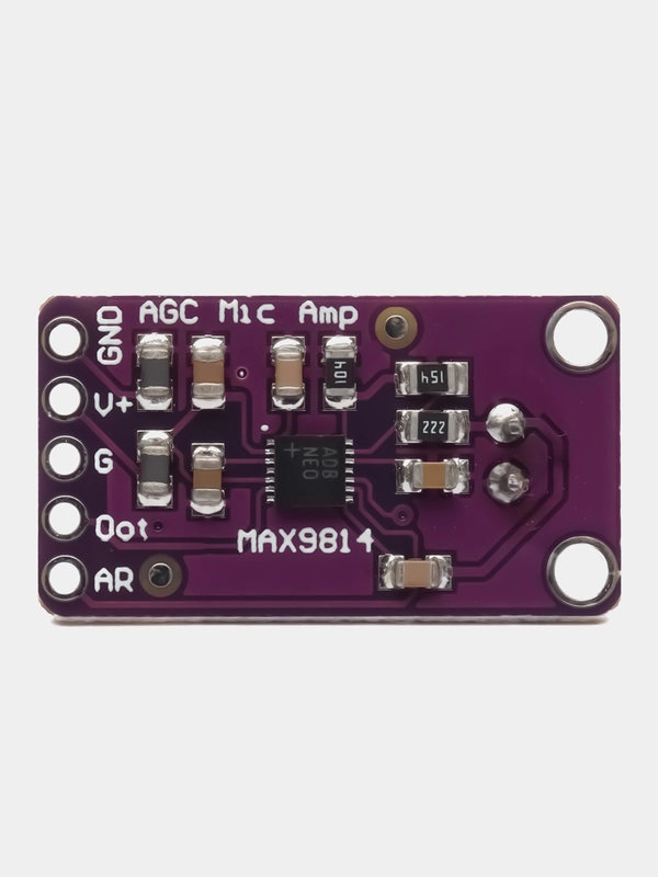 Модуль усилителя микрофона MAX9814/MAX4466