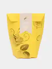 Желтый коробка подарочная