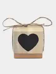 Бежевый коробка для подарков и украшений "Love"