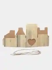 Бежевый коробка для подарков и украшений "Love"