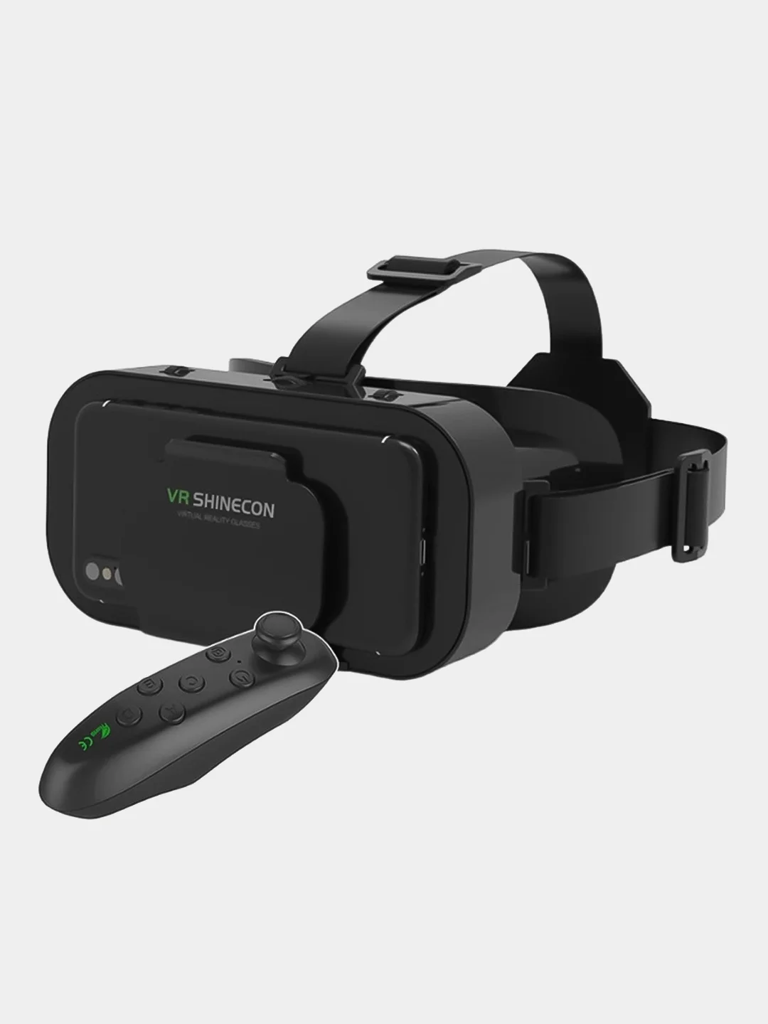 Черный очки виртуальной реальности VR SHINECON G05pro с блютуз джойстиком