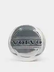 Серебряный наклейки на диски, колпаки Volvo сферические, изогнутые, 56 мм, 4 штуки
