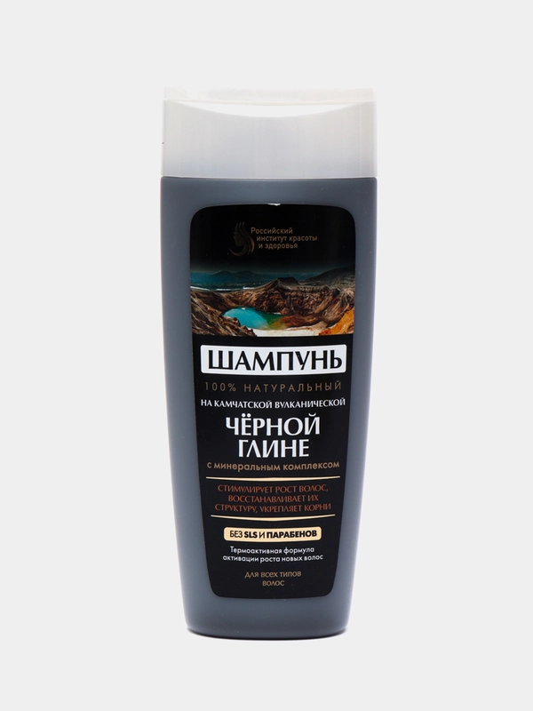 Шампунь "Fito косметик" на камчатской вулканической черной глине, 270 мл