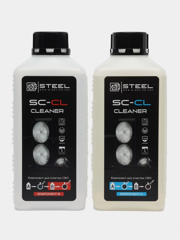 Комплект для очистки СВО !STEEL Coolant Cleaner, 2000 мл, система водяного охлаждения