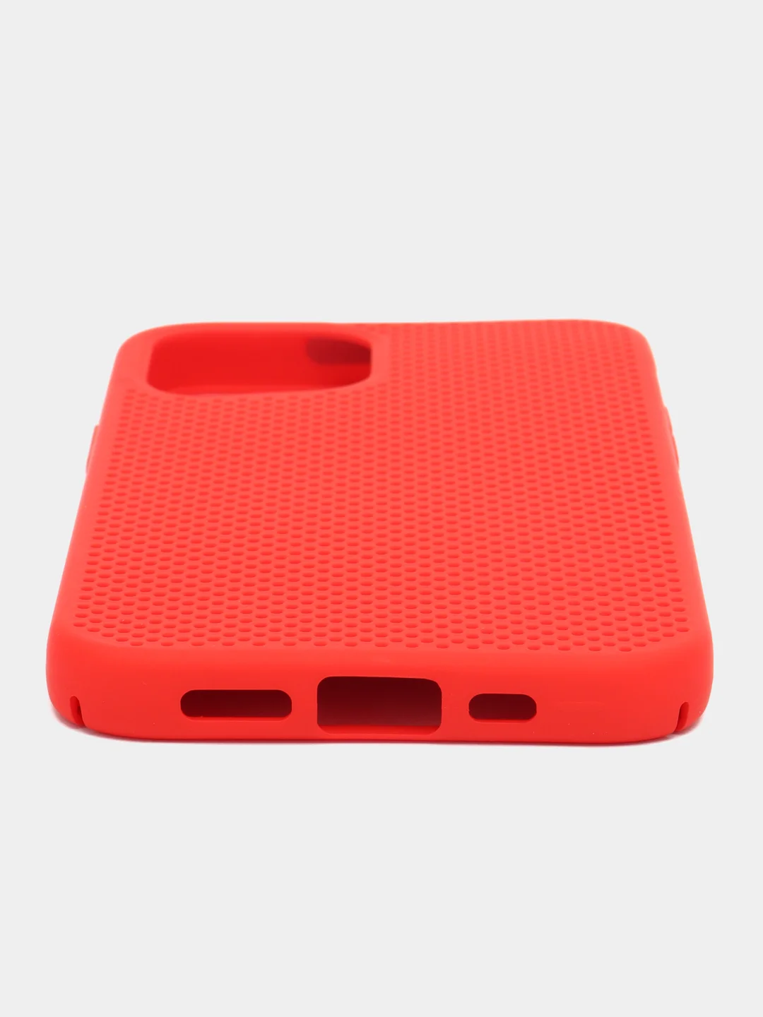 Алый чехол Накладка с перфорацией для iPhone XR/11/11 Pro/11 Pro Max/12/12Pro/12mini/12 Pro Max