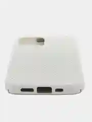 Белый чехол Накладка с перфорацией для iPhone XR/11/11 Pro/11 Pro Max/12/12Pro/12mini/12 Pro Max