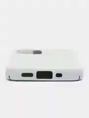 Белый чехол-накладка "Soft-touch" с перфорацией для iPhone 11 Pro/11 Pro Max/12/12Pro/12 Pro Max